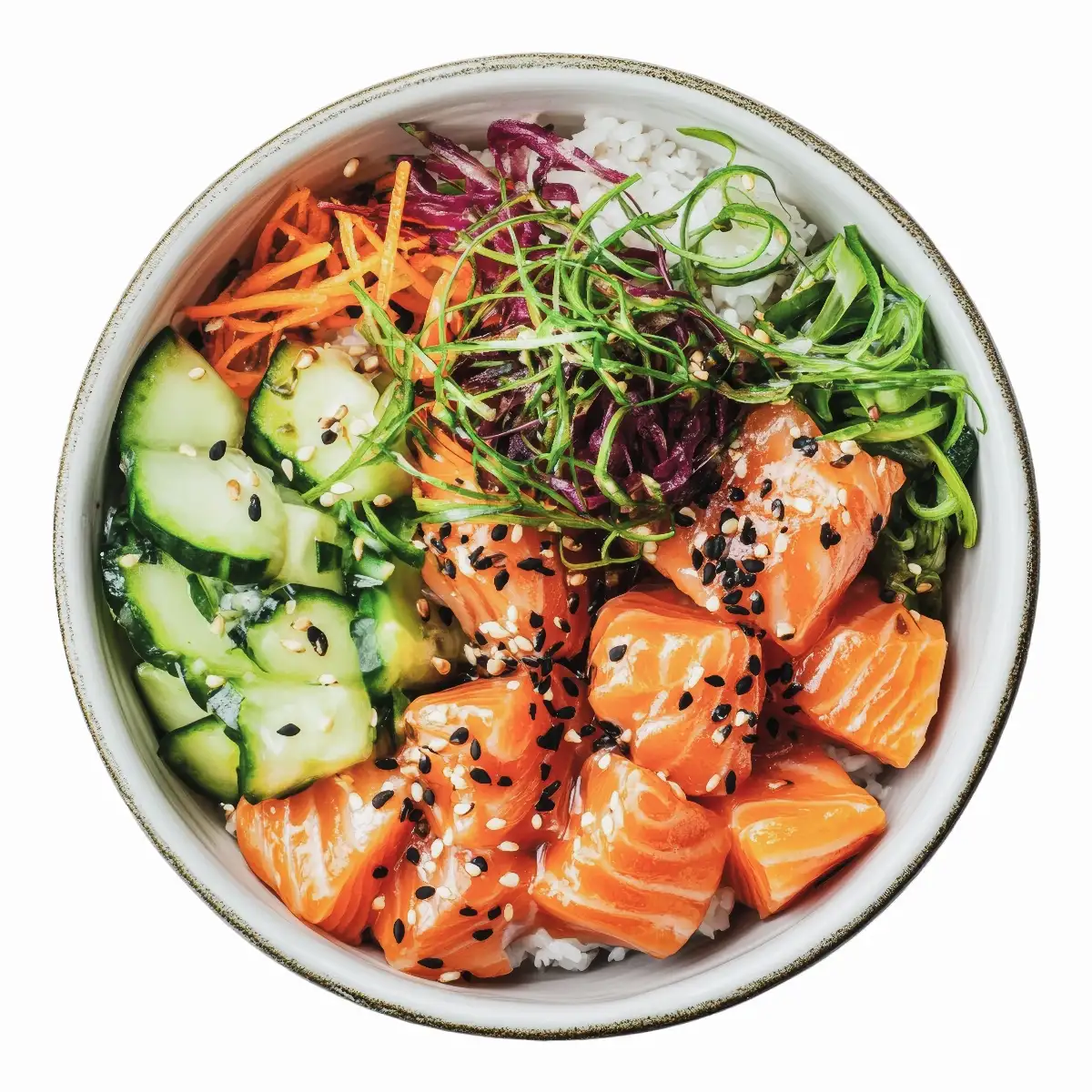Poke bowl végé